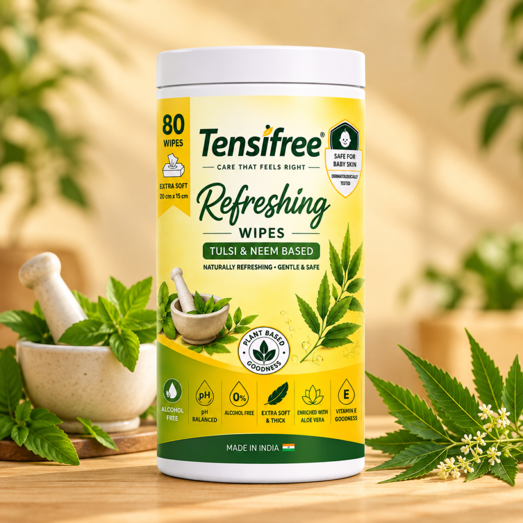 Tensifree Refreshing Wipes | 80 wipes