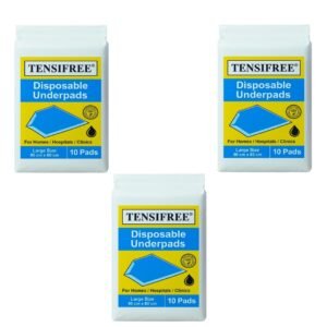 Tensifree Disposable Underpads | 3x10 Pads ( Pack of 30 )