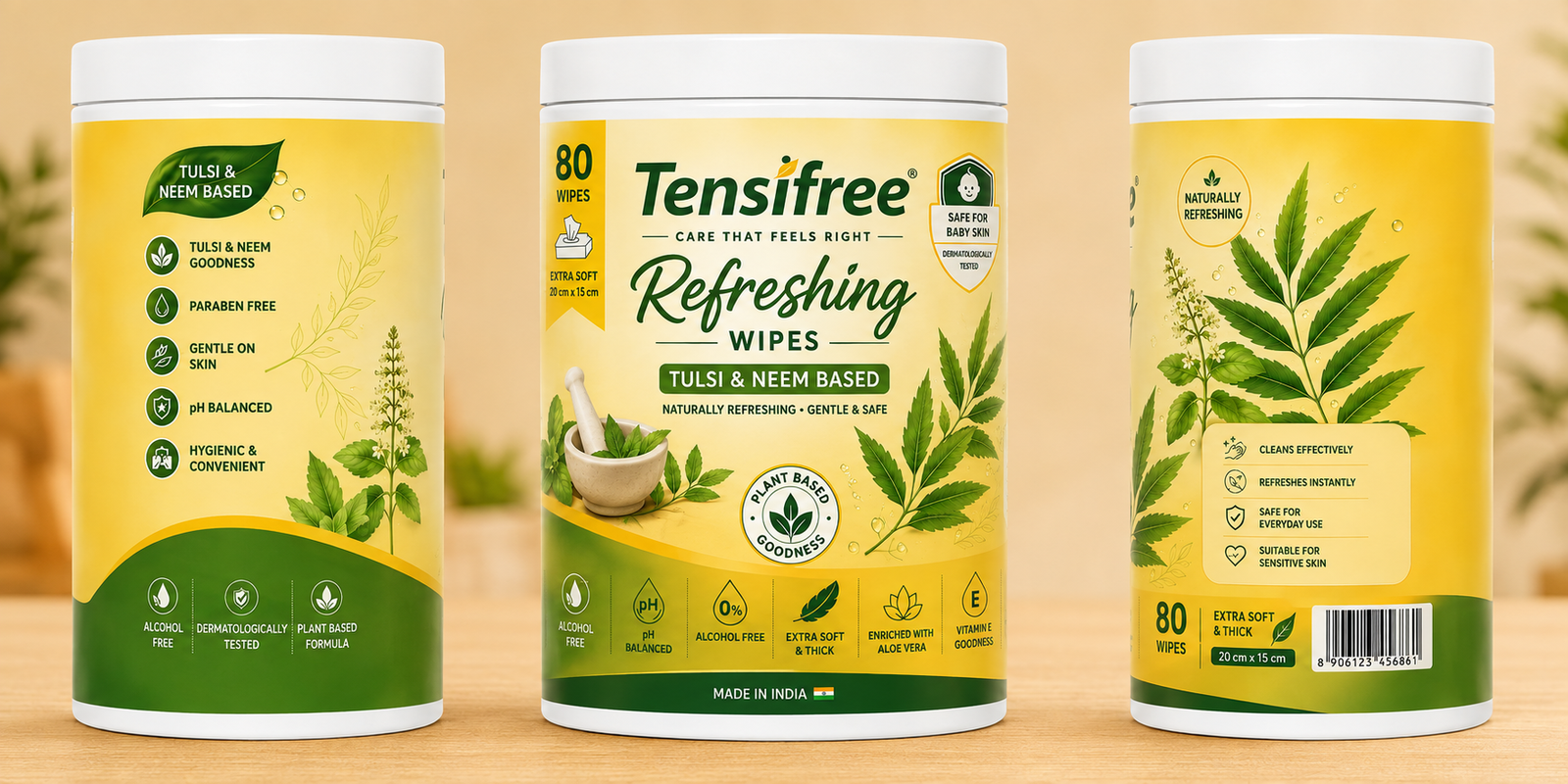 Tensifree Refreshing Wipes | 80 wipes - Image 2